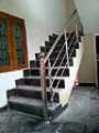 SS Stair Railings with Round Dotted Pillars and Masters