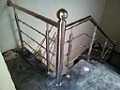 SS Stair Railings with Round Dotted Pillars